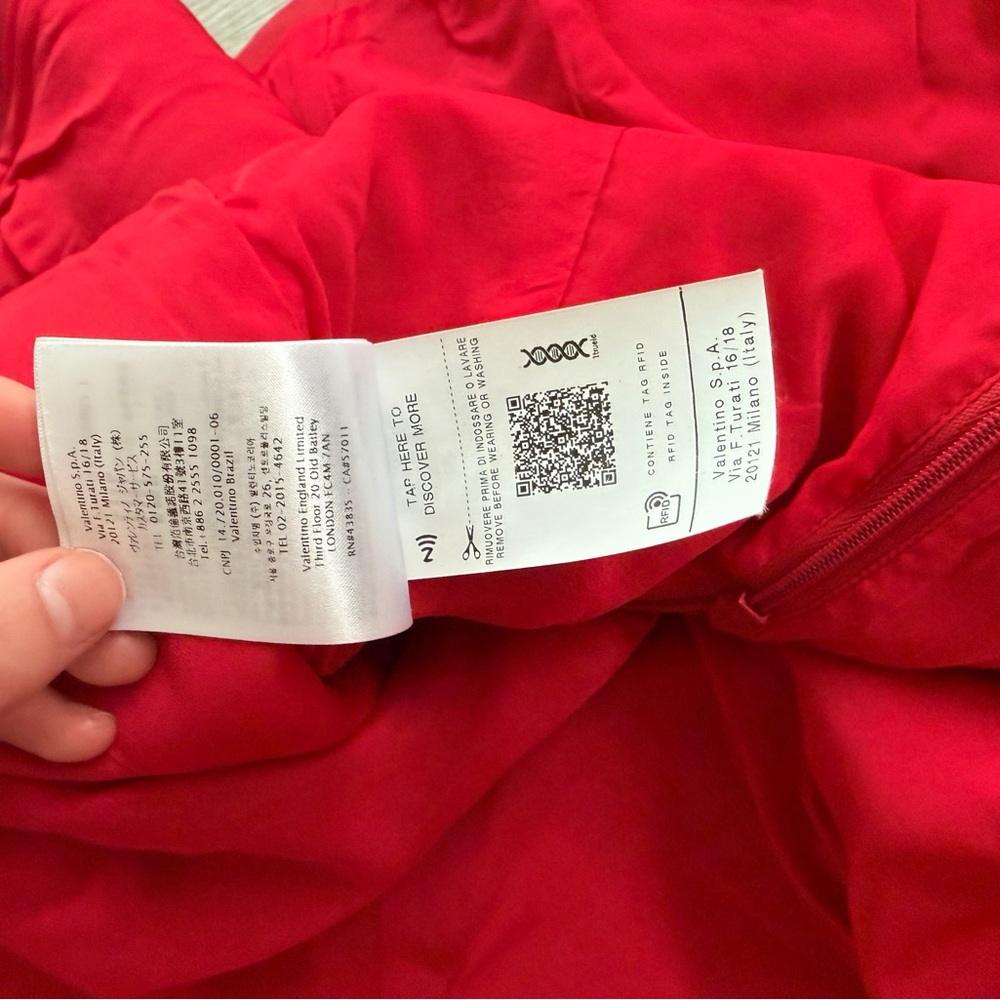 Valentino Red Bow Dress - Picture 8 of 8